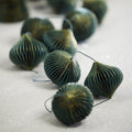Wish Paper Decorative Onion Shape Garland - Green - Seasonal & Holiday Decorations by Carlyle Avenue