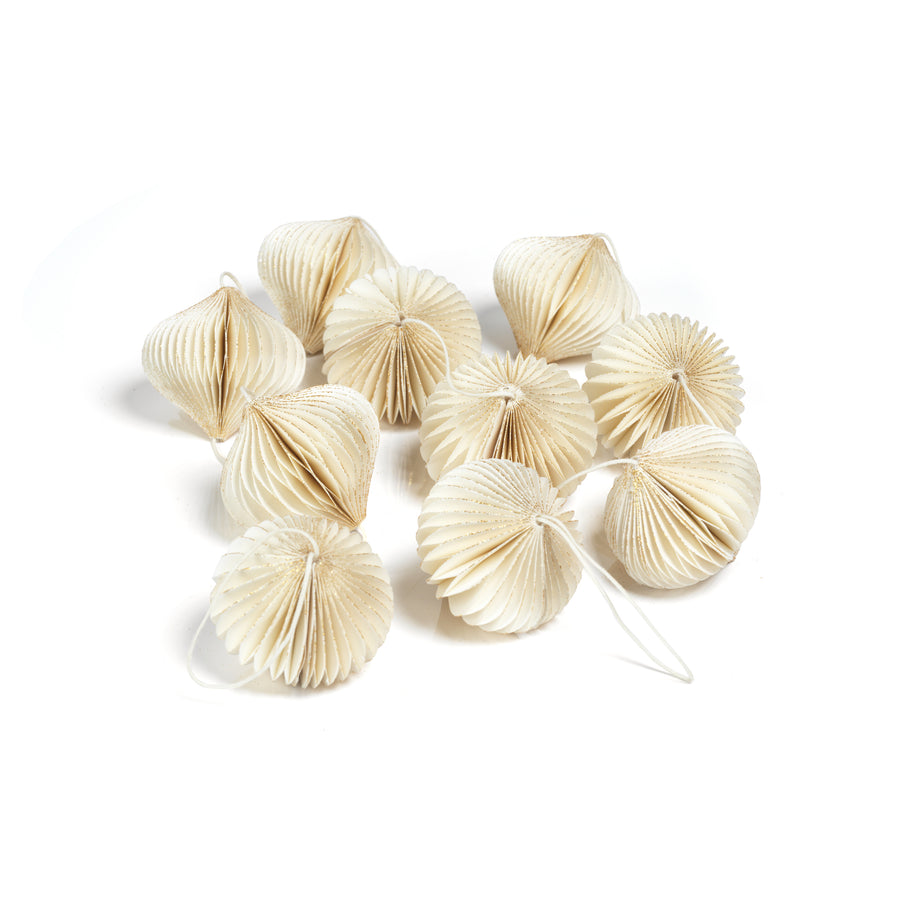 Wish Paper Decorative Onion Shape Garland - Ivory
