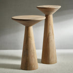 Vilamoura Mango Wood Table - Light Natural - Furniture by Carlyle Avenue