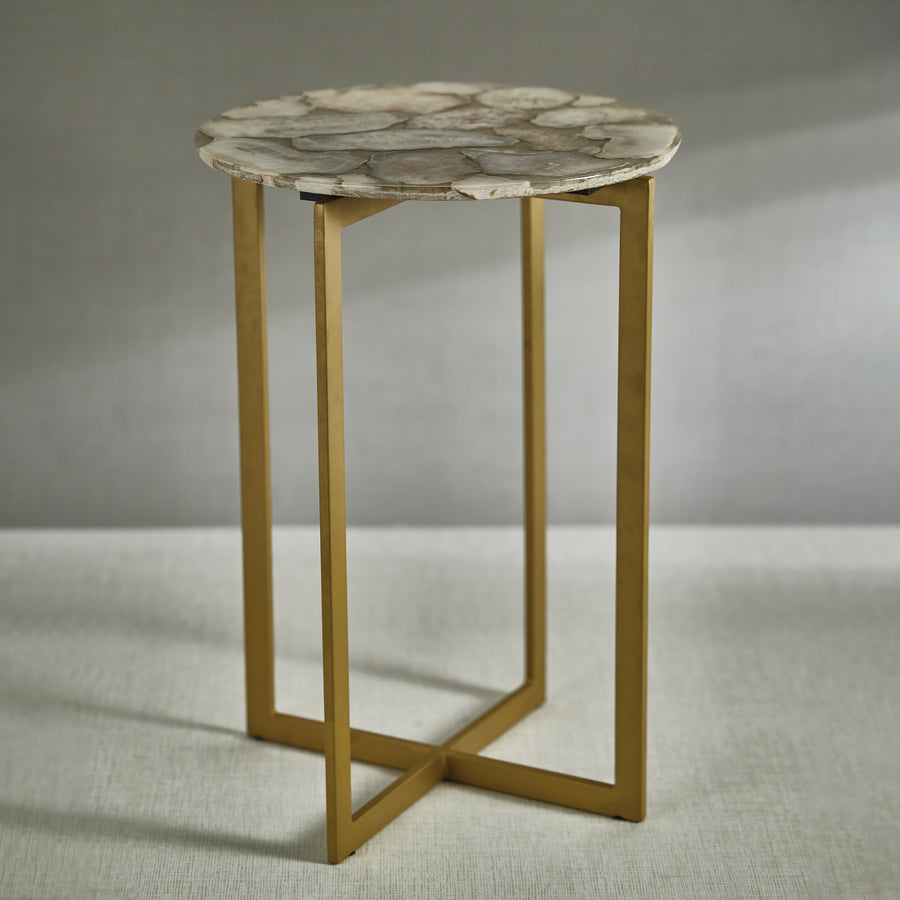 Lucas Agate Accent Table