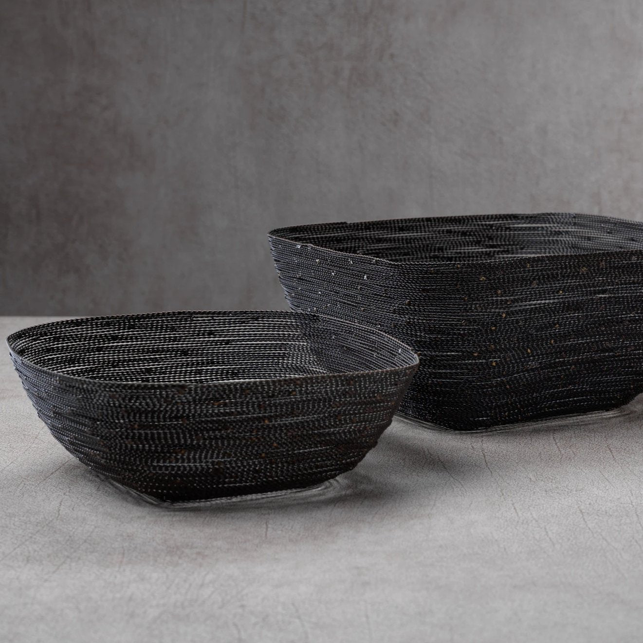 Dakar Twisted Wire Square Bowl - CARLYLE AVENUE