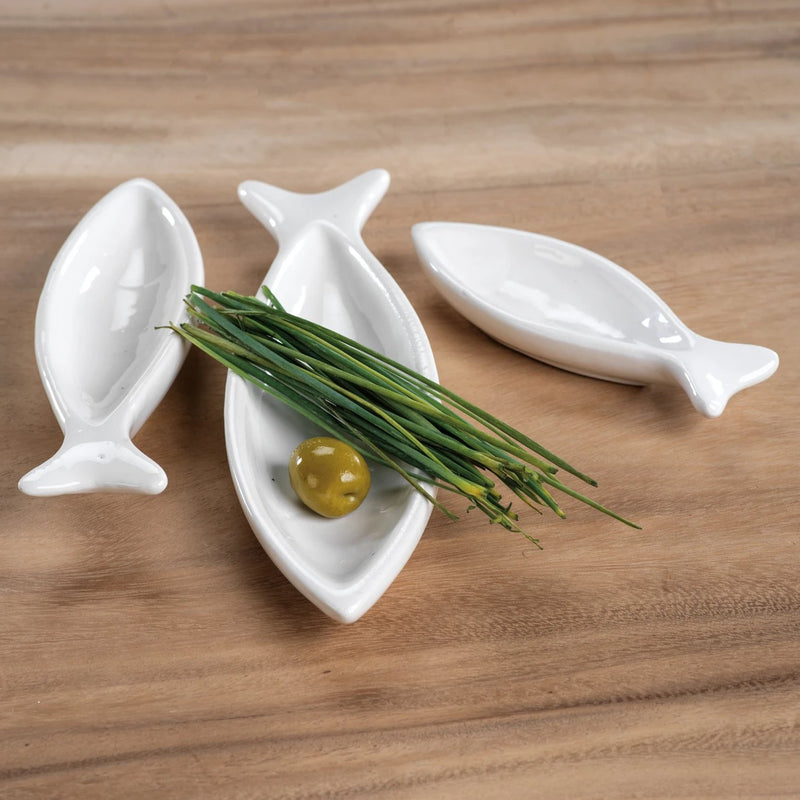 Coral Beach Ceramic Fish Bowl - Bowls by Carlyle Avenue