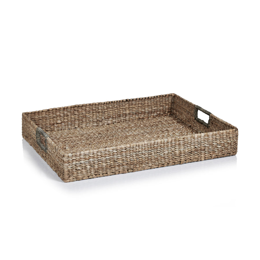 Set of 2 Matera Seagrass Serving Trays