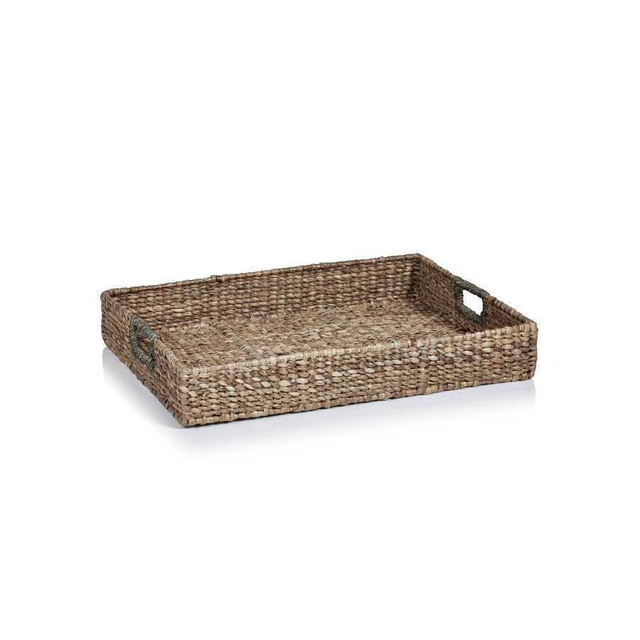 Set of 2 Matera Seagrass Serving Trays