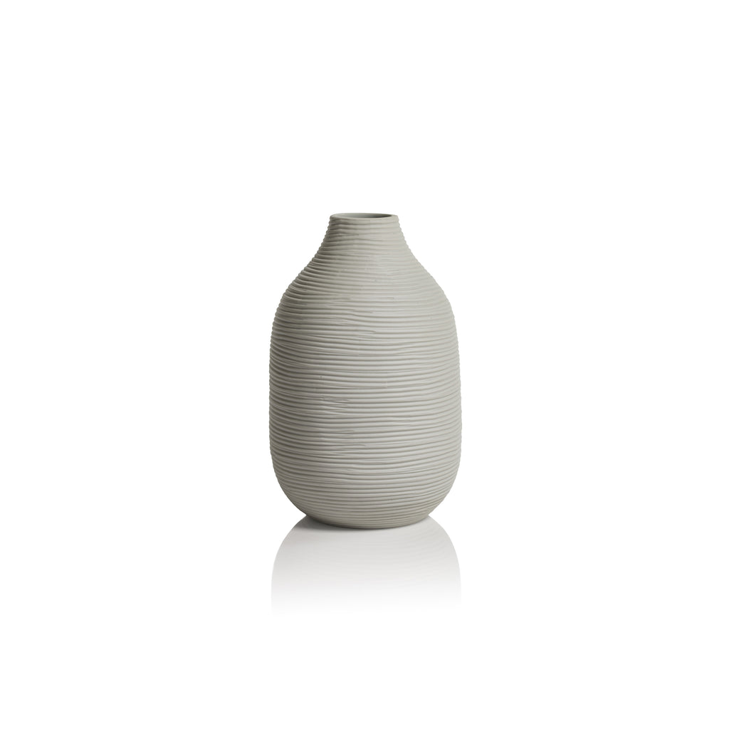 Delano Porcelain Vases - White
