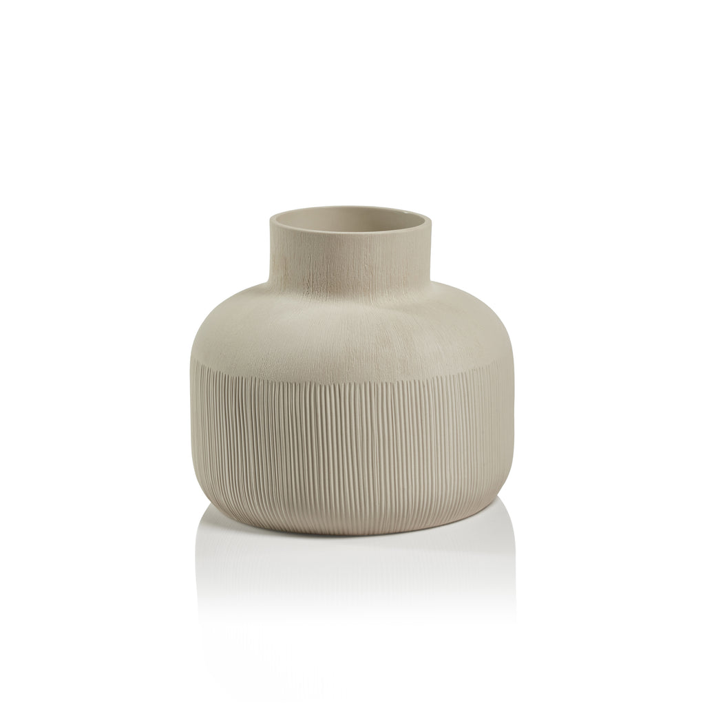 Sugi Porcelain Vase - Neutral Gray