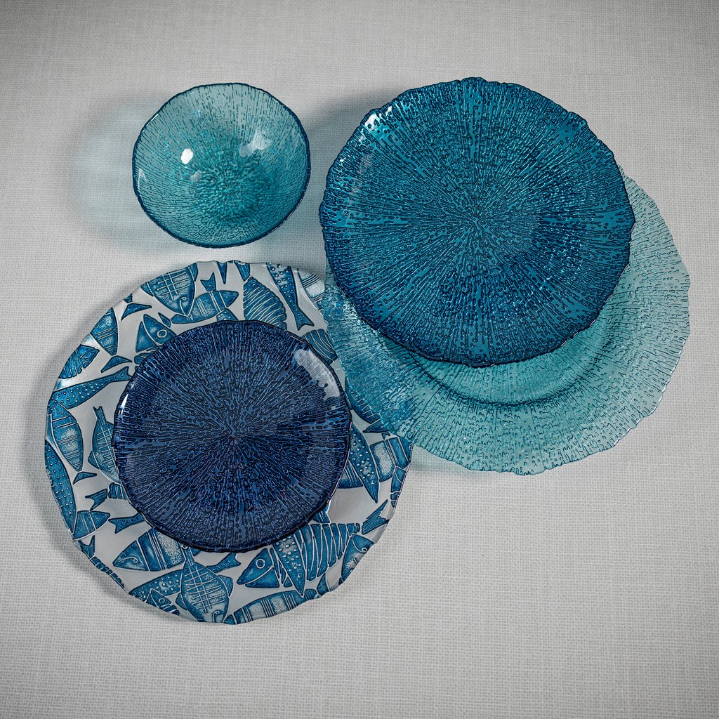 Kauai Blue Tableware Collection, Set of 6 - Tableware by Carlyle Avenue