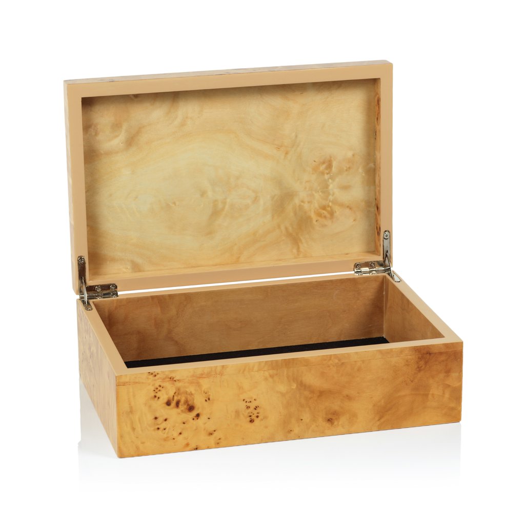 Leiden Burlwood Design Box - Boxes by Carlyle Avenue