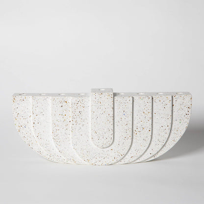 Menorahs: White Terrazzo -  by Carlyle Avenue