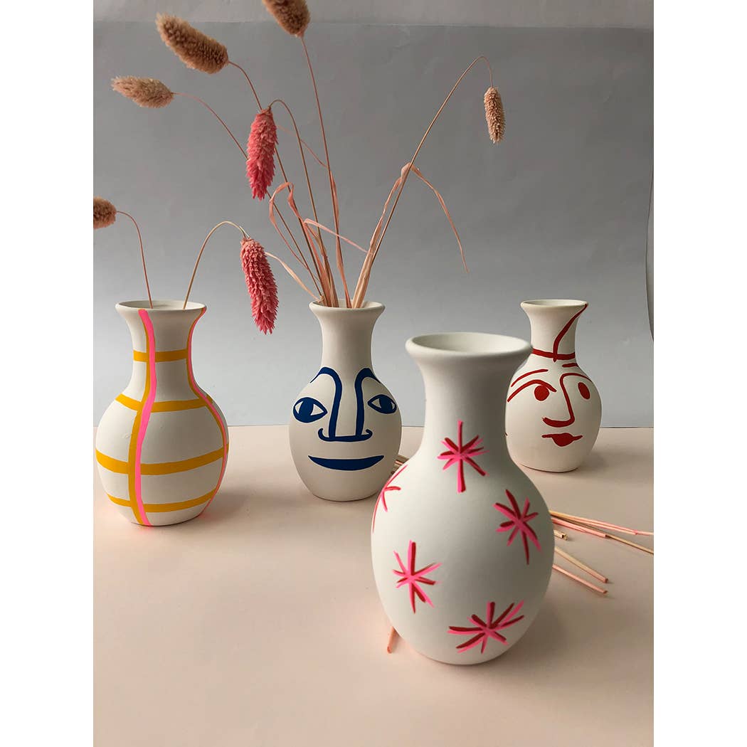 Handmade Ceramic Vase - Starburst