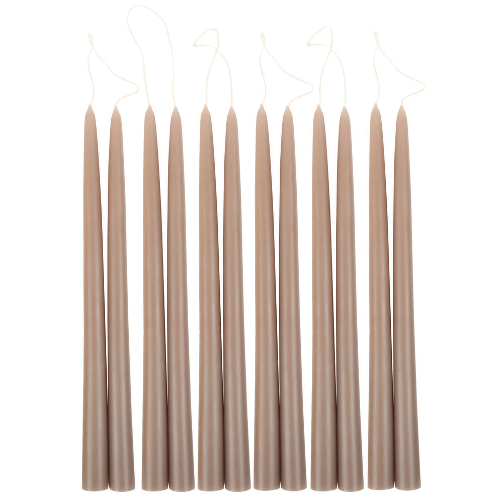 Pair of Taper Candles - Greige - Candles by Carlyle Avenue