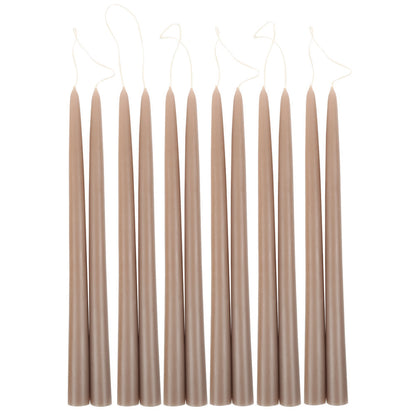 Pair of Taper Candles - Greige - Candles by Carlyle Avenue