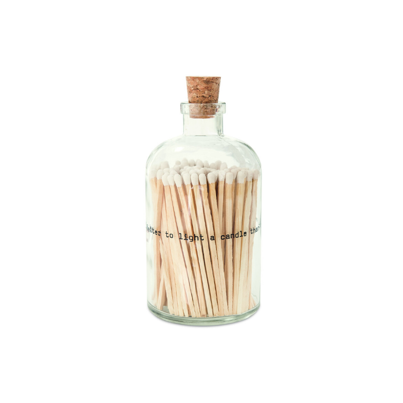 Poetry Apothecary Match Bottle