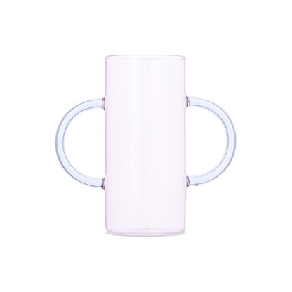 Handle Vase - Pink - Vases by Carlyle Avenue